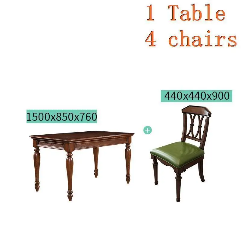 Eettafel Redonda Esstisch Yemek Masasi Escrivaninha Tavolo Dinning Juego De Set Ретро деревянный комедор Меса стол бюро обеденный стол - Цвет: MODEL F