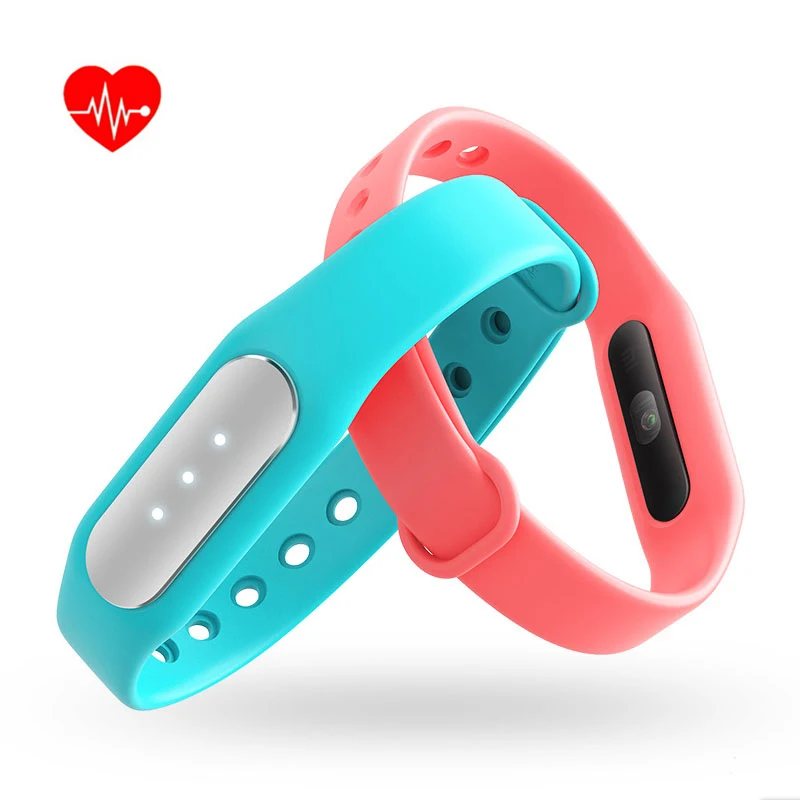 100 Original Xiaomi Mi Band 1S Smart Miband Heart Rate Monitor Bracelet Tracker Fitness Wristbands Smartband