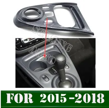 

SIKALI SKL Car styling accessories Center Console Gear Shift frame stickers Panel Cover Fit for Smart Fortwo forfour 2015-2018