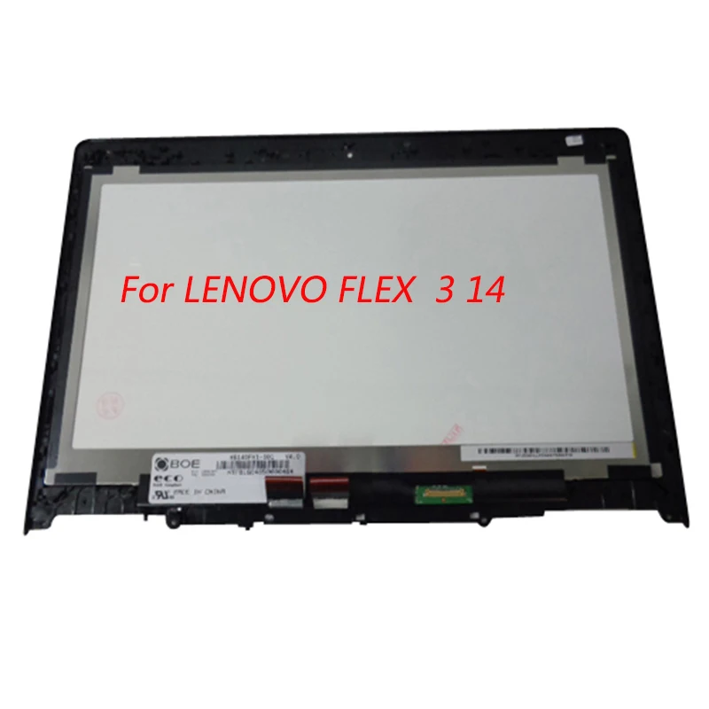 

14 inch FOR Lenovo Flex 3 1480 1470 FHD For Lenovo Yoga 500 14IHW 14IBD 1920X1080 Laptop Lcd Touch Screen Display & Bezel