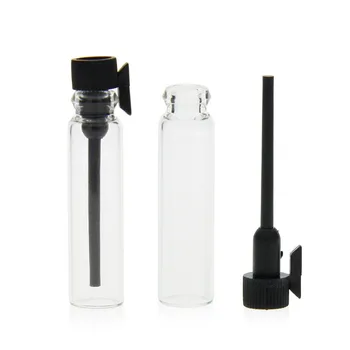 

50pcs/lot 1ml Mini Glass Perfume Small Sample Vials Bottle Empty Laboratory Liquid Fragrance Test Tube Trial Bottle #246897