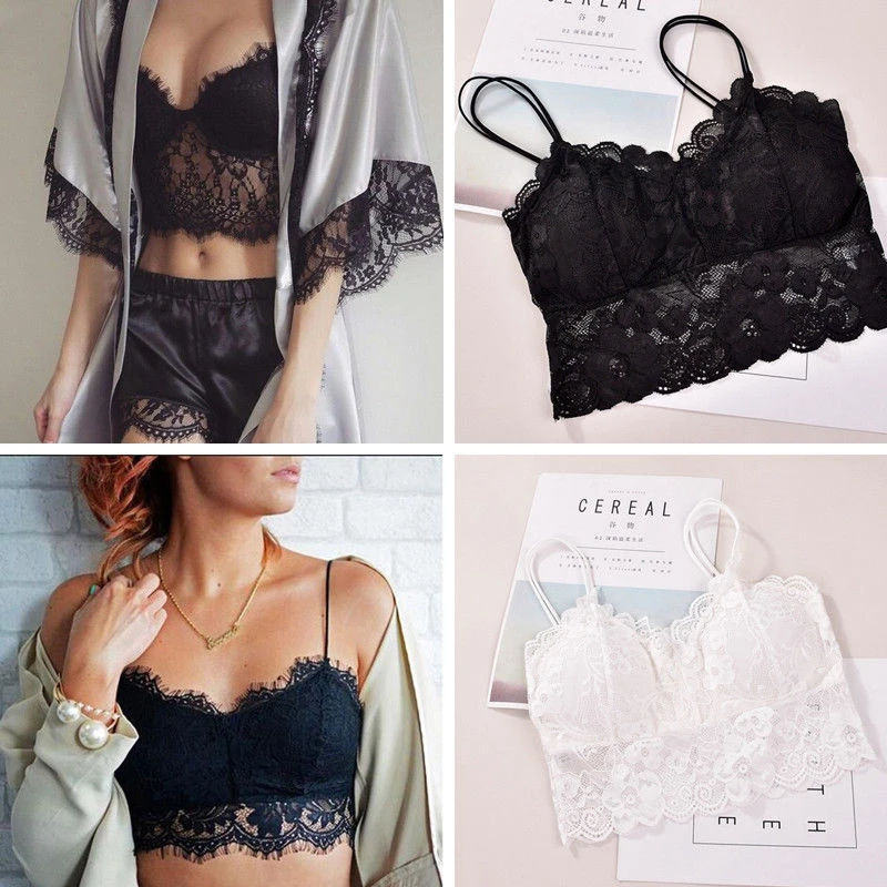 

HIRIGIN Fashion Dress Women Lady Lace Strap crop Top Bras Tube Vest Chest Wrap Bandeau Girl Vest Underwear Night Suit