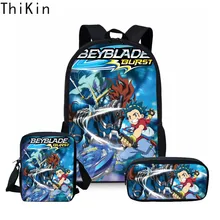 THIKIN Schoolbags Backpack Teenager Girls Boys School Bag Travel Beyblade Burst Prints Backpack Cartoon Book Bags Orthopedic THIKIN Schoolbags Backpack Teenager Girls Boys School Bag Travel Beyblade Burst Prints Backpack Cartoon Book Bags Orthopedic