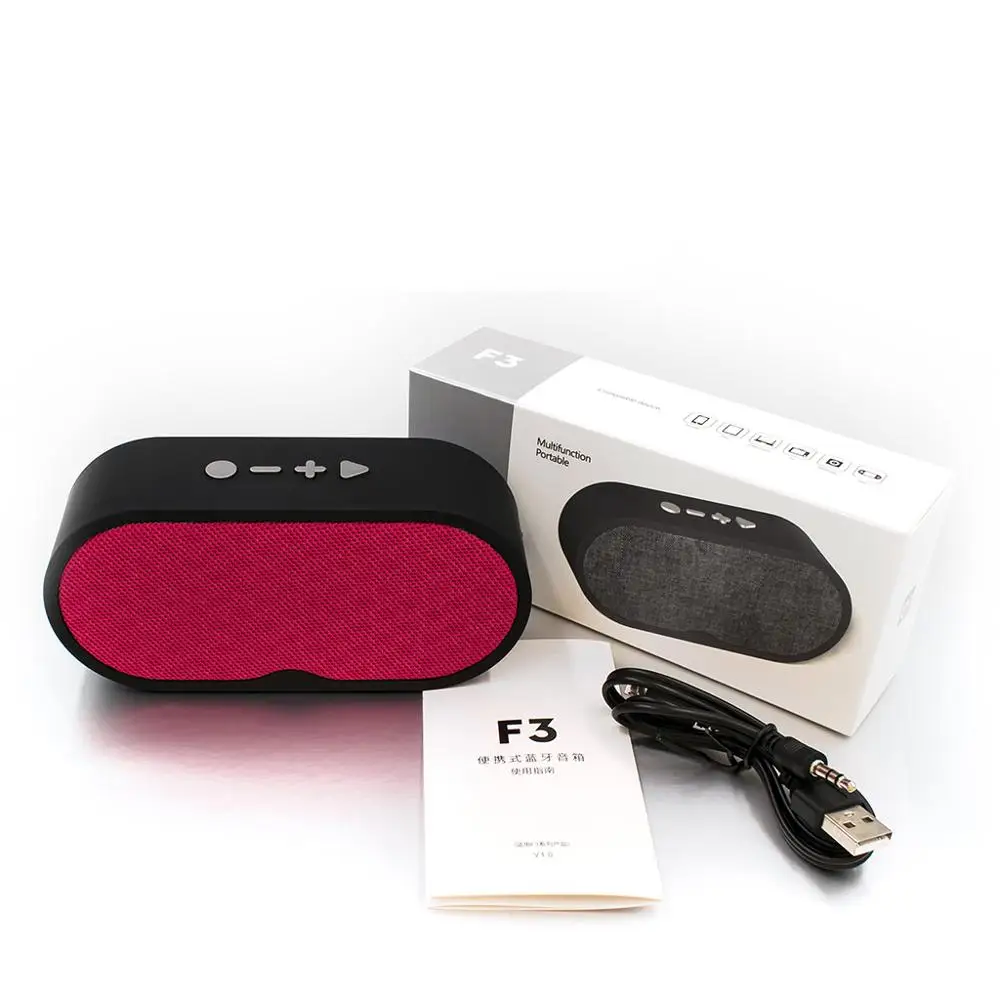 Новое поступление 3 Вт беспроводной Bluetooth динамик сабвуфер MP3 музыкальный плеер