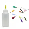 Top Quality Empty Transparent Polyethylene Needle Dispensing Dispenser Bottle for Rosin Solder Flux Paste + 11 Needles 50ml ► Photo 2/6