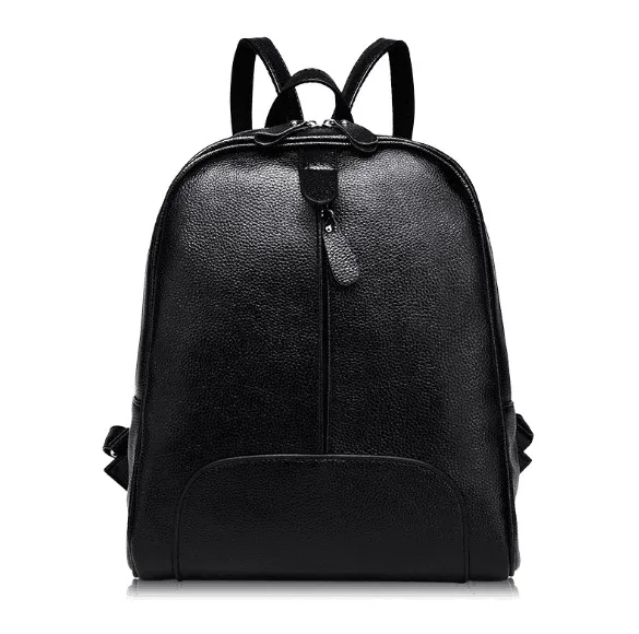  2018 Classic split leather women outdoor leisure backpack large school bag - 32932264996