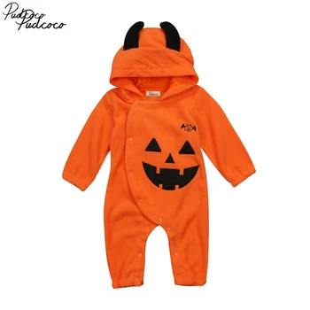

Helen115 Halloween Newborn Baby Girl Clothes Baby Boy Clothes Hoodie Bodysuit Outfit 0-24m