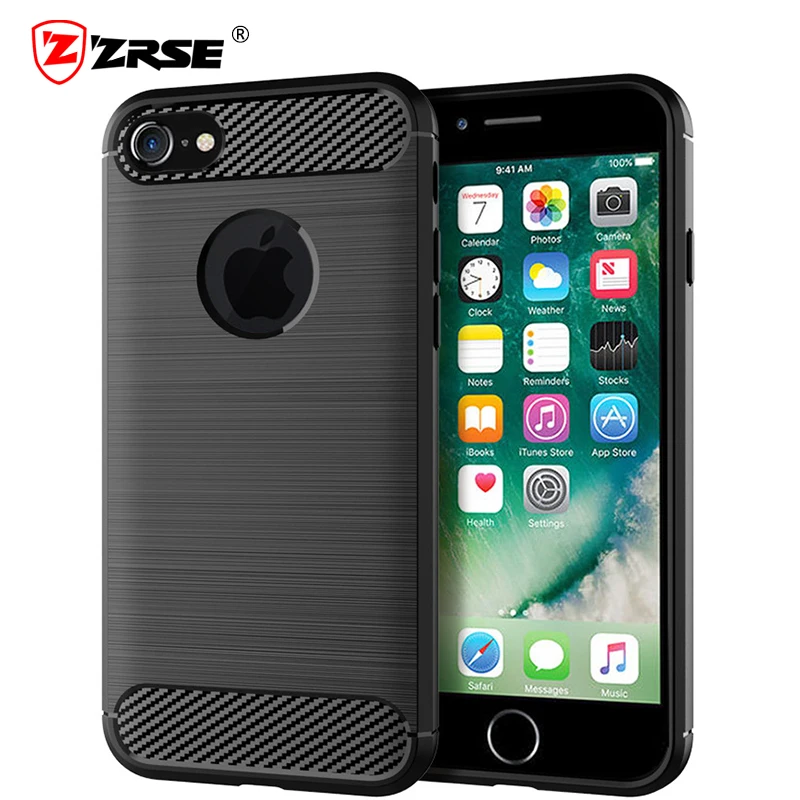 ZRSE чехол для iPhone 7 плюс противоударный мягкий ТПУ задняя крышка телефон сумки Apple