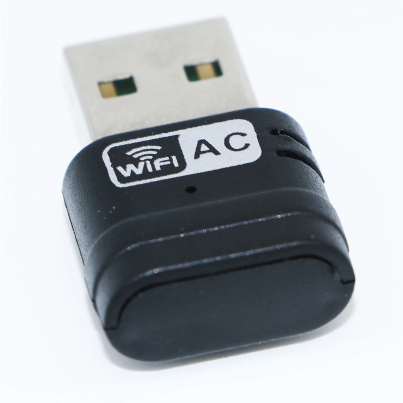 

High quality 5G/2.4G Wireless Dual Band 433Mbps 802.11AC USB Wi-Fi Network Adapter High Performance AC600 free shipping