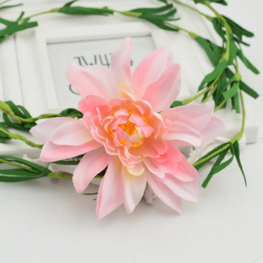 5 шт., 10 см, искусственные хризантемы, шелк, африканская Хризантема, цветок, украшение для свадьбы, ремесло, искусственный цветок - Цвет: light pink