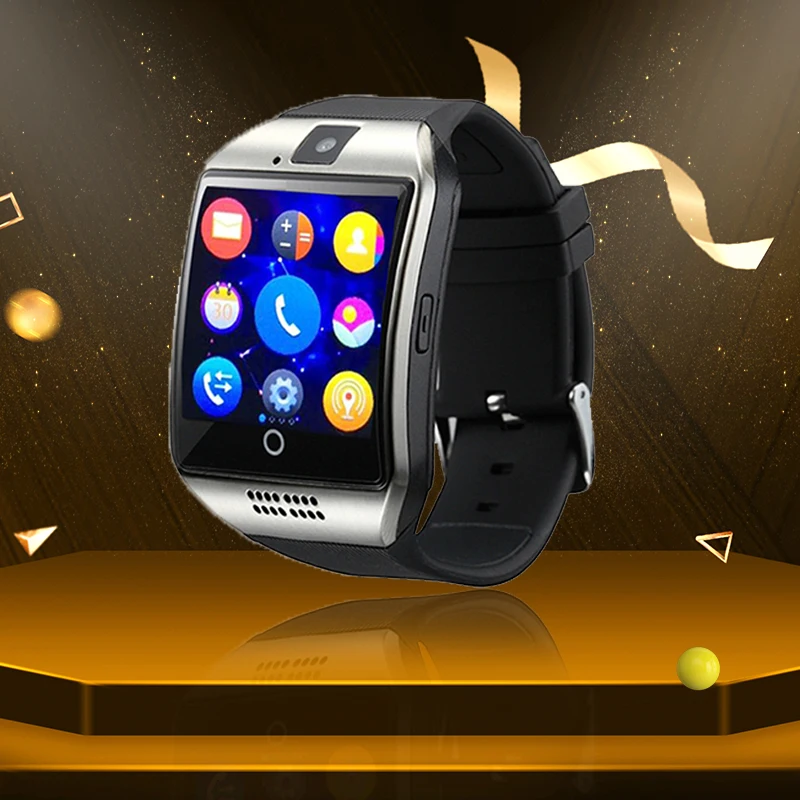

New Arrival Q18 Smart Watch With Touch Screen BlueTooth Support SIM TF Card Smartwatch for Huawei Xiaomi Android iPhone PK DZ09
