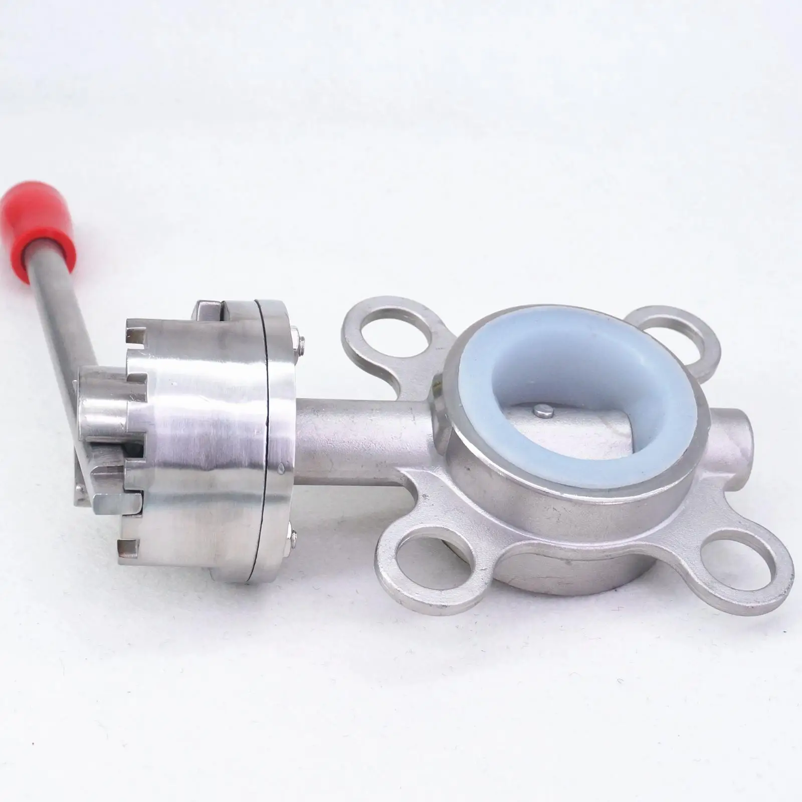 DN40 1," SS304 Нержавеющая сталь вафельные Тип клапан-бабочка пивной молочных продуктов