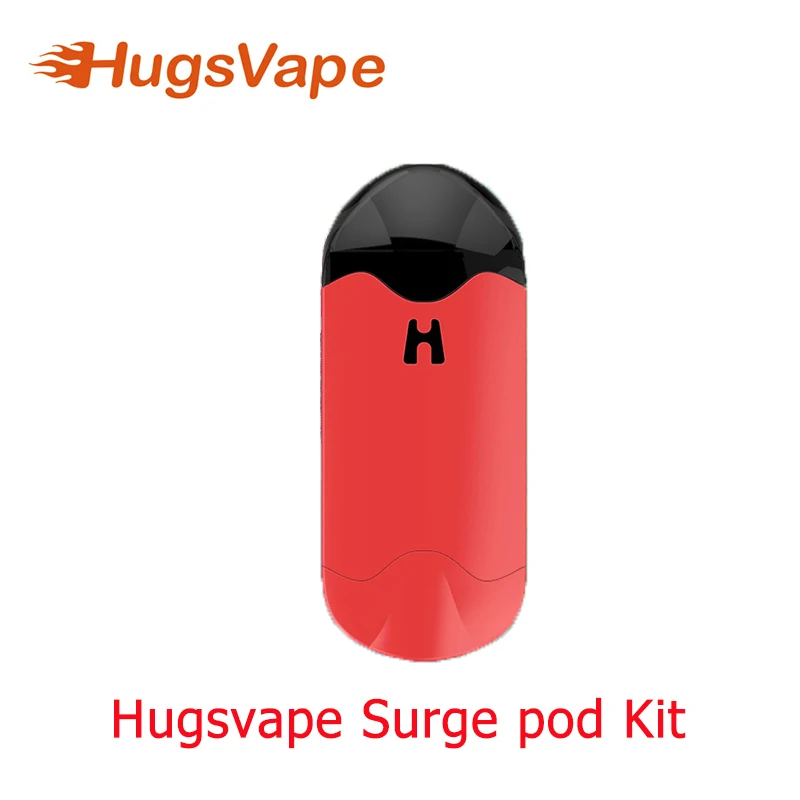 Новейший комплект HugsVape Surge Pod Kit 600mA встроенный аккумулятор система с воздушным