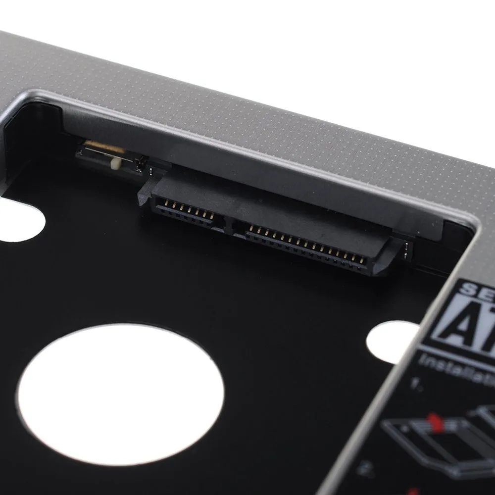 Bevigac 12 7 мм SATA к 2 й 5 дюймовый HDD SSD жесткий диск Caddy чехол адаптер для DVD CD ROM HP Dell Acer BenQ