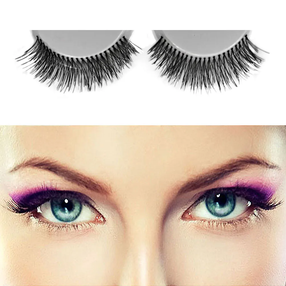 

Professional Black Man-made Makeup Individual Cluster Eye Lashes Grafting magnetic eyelashes natural hair maquiagem #05