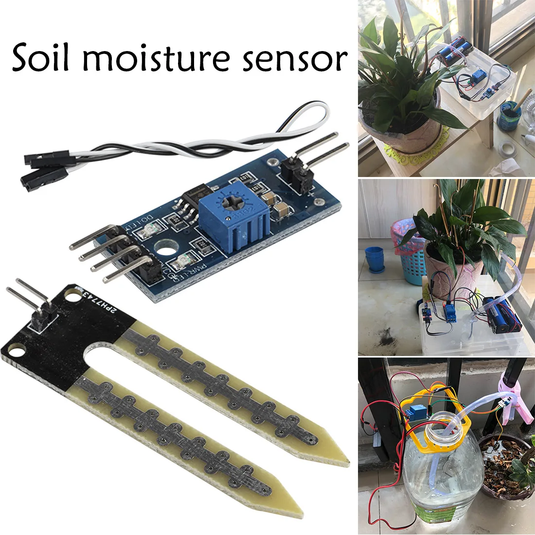 Модуль обнаружения гигрометра почвы, умная электроника, датчик влажности и воды, тест влажности почвы, инструмент для arduino, робот, умный автомобиль