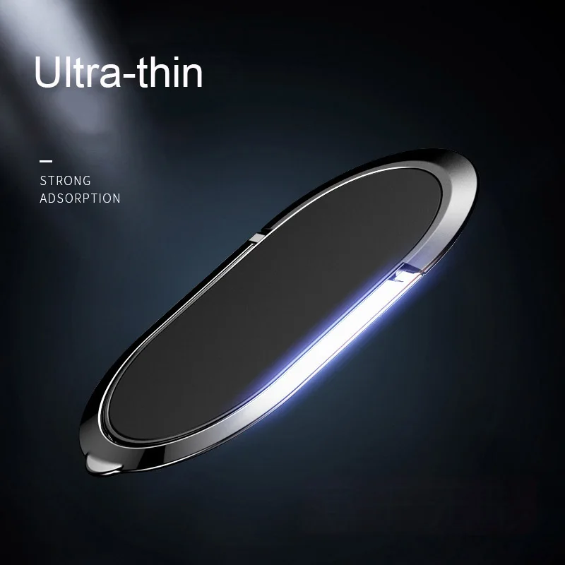 Ultra Slim Finger Ring Holder For Magnetic Car Mobile Phone Holder Universal Stand For Samsung Huawei Xiaomi