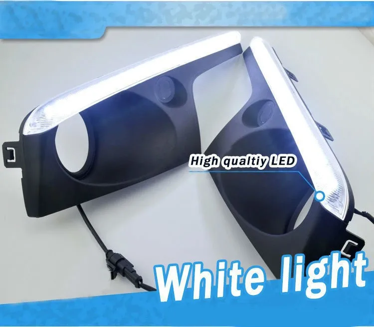 

Free shipping daytime running light LED fog lamp DRL with dimmer function fit for 2012-2013 Geely Emgrand X7 GX7