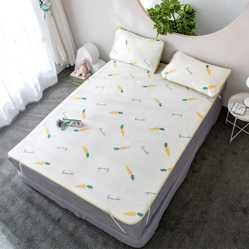 

3PCS/1 quilt Case of 3d With Bedding Comfortable And 2 Cover Pillowcase Flower Set Quilt