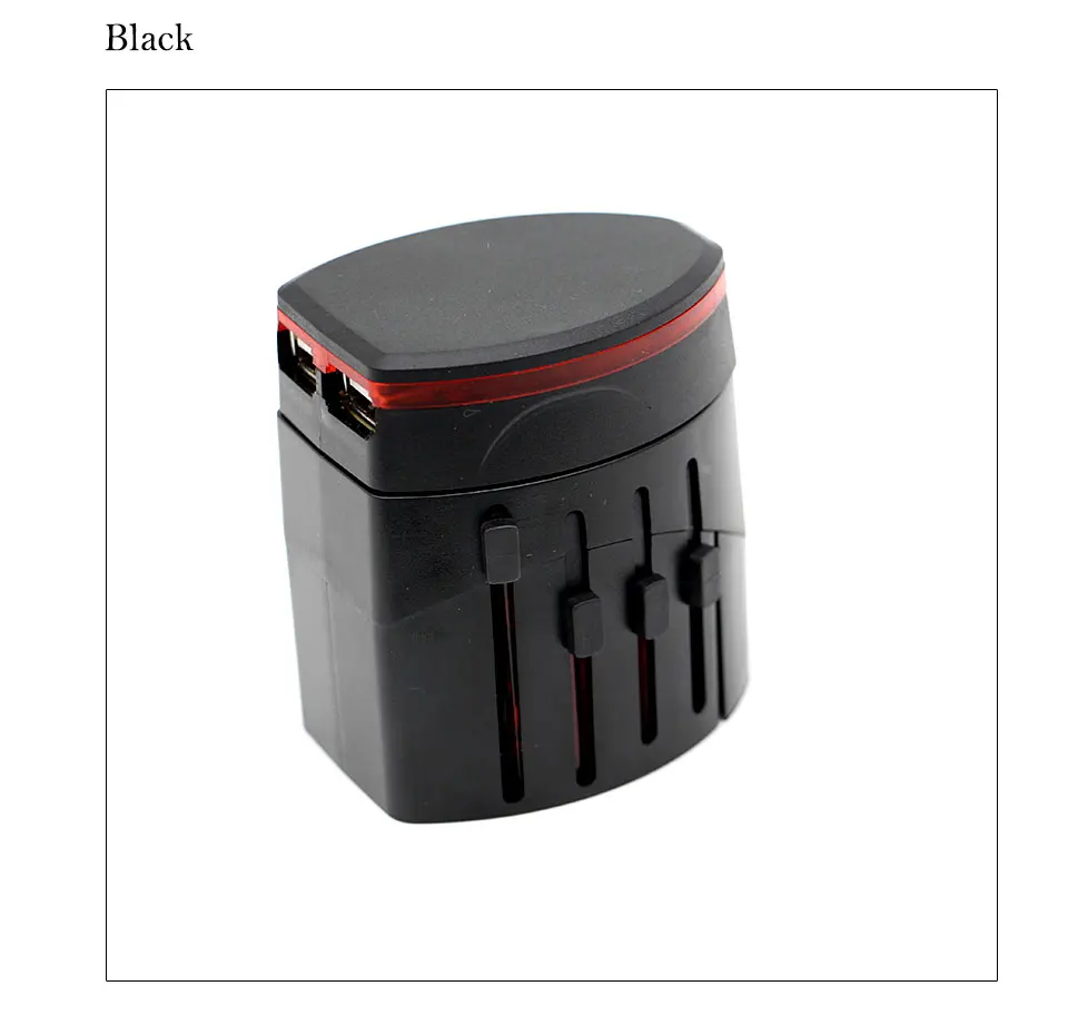 Convenient All in One Universal International Plug Adapter 2 USB Port Commercial Travel AC Power Charger with UK AU US EU Plug (14)