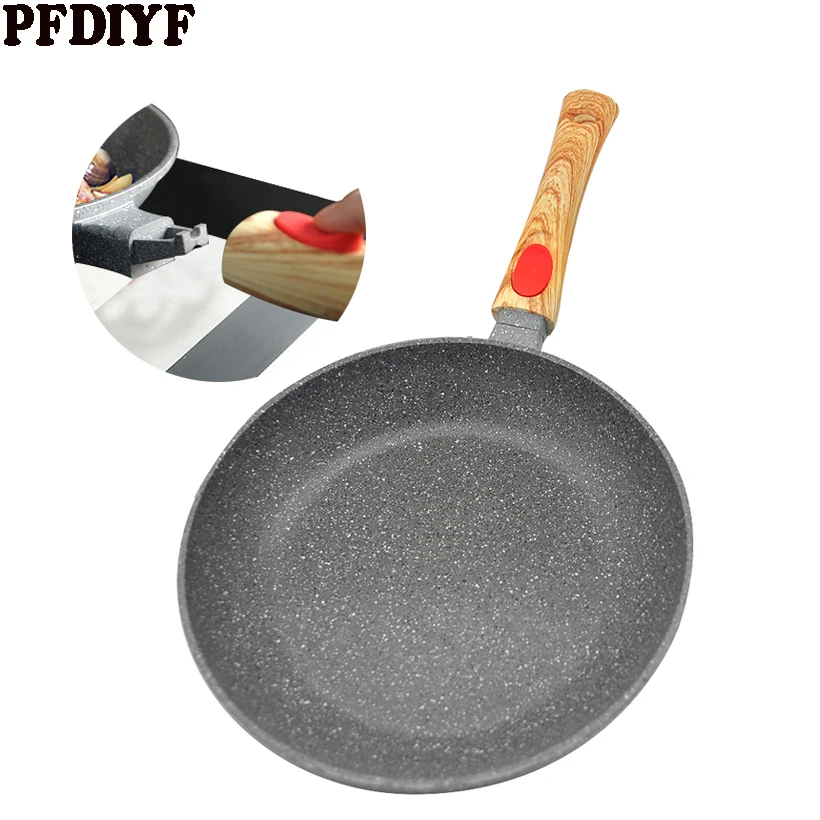 20 28CM Removable Handle Maifan Stone Pan Not sticky Frying Pan Can