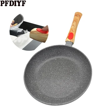 

20-28CM Removable Handle Maifan Stone Pan Not sticky Frying Pan Can Enter The Microwave Induction Cooker Gas Stove Universal