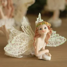 Европейский Декор для сада, статуэтки, изысканный подарок, красивый ангел мечты, хуа Xianzi, лжи
