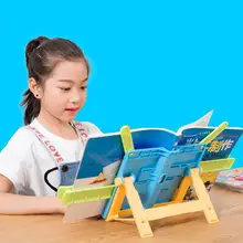 Детская портативная полка для чтения, Многофункциональная подставка для книг против близорукости, настольная подставка, аксессуары, Настольная папка