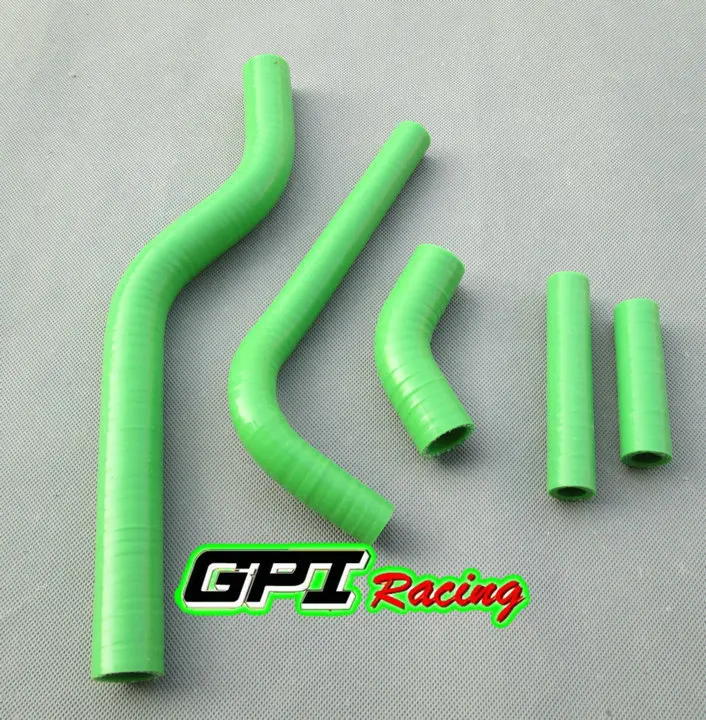 Силиконовый шланг радиатора GPI для KAWASAKI KXF250 KX250F KX 250F 2005 RMZ250 RMZ 250 05-06 2006 06 зеленый |