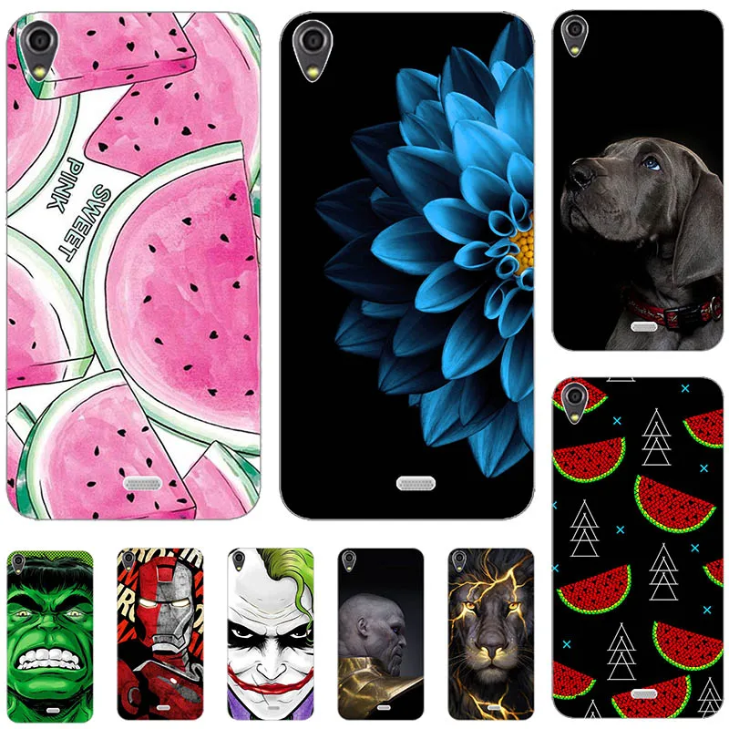 

Cute Animal Cat Printing Case For Wiko Rainbow Lite 4G 5.0" Cover Relief Cartoon Design Soft Silicone Funda Skin Coque