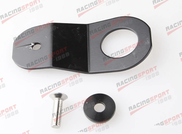 Черная заготовка Заготовка алюминиевый радиатор для гоночного автомобиля держитесь кронштейн комплект SI/EX/EK/LX/CX/HX - Цвет: black
