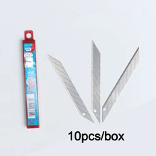 SK2+Cr 30 degree Snap-off Utility Sharp Knife Replacement Blade 9mm 50-Blades/Pack MX-1361