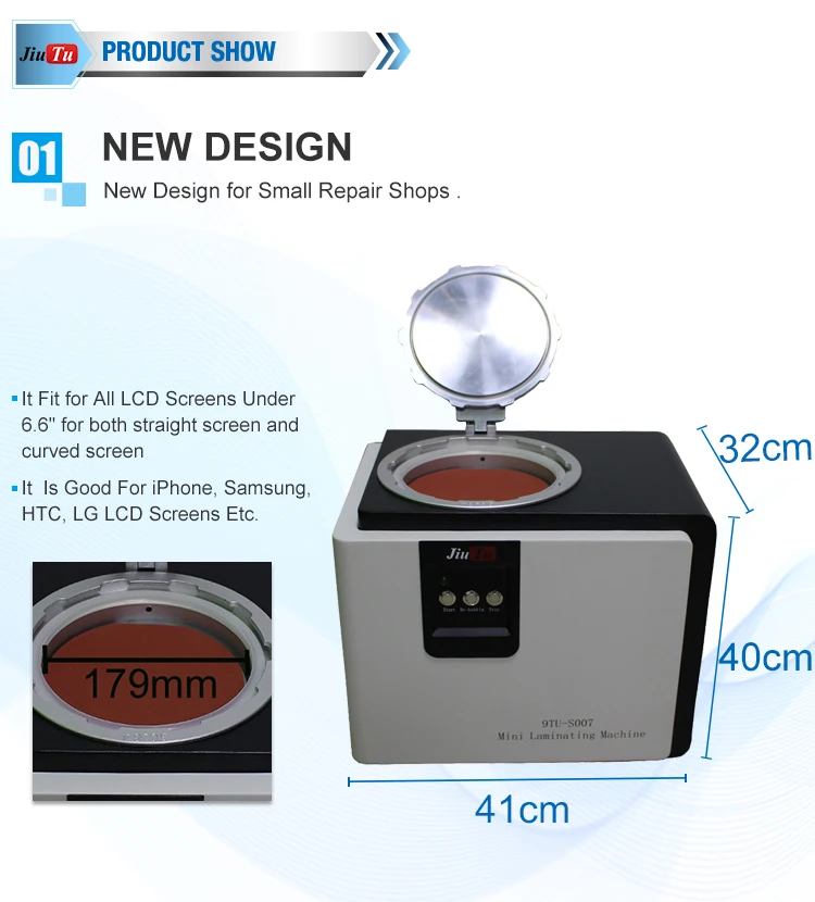 9TU-S007 LCD Touch Screen Repair Automatic Bubble Removing Machine  (3)