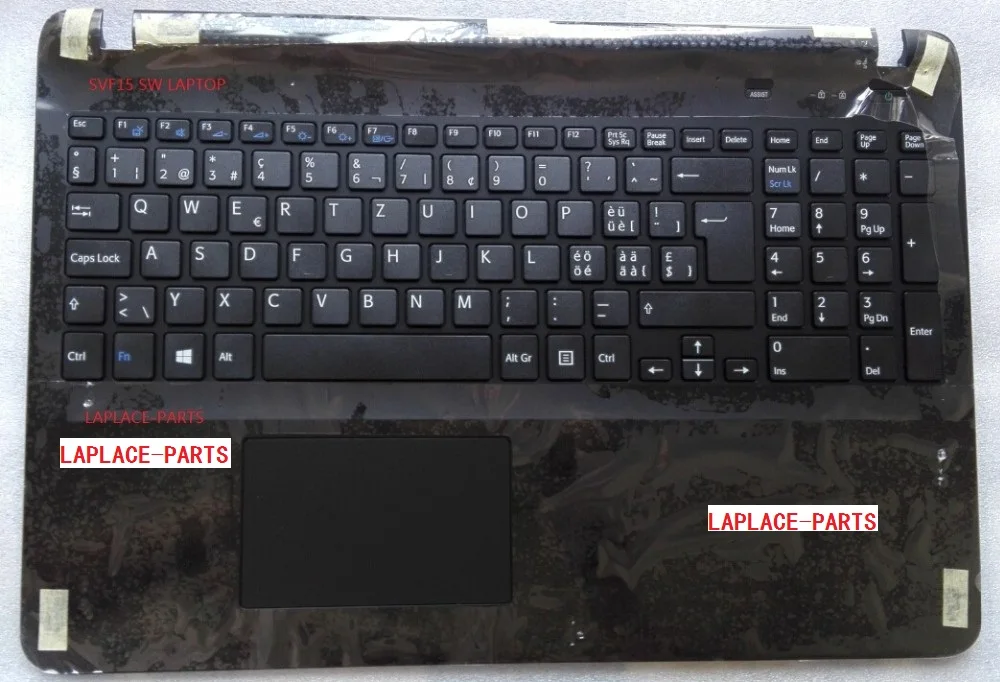 New Genuine SW/Swedish keyboard for Sony FIT15 SVF15 ...