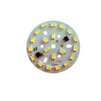 

10X New design dimmer 10W 5730SMD with PCB Integrated IC light engine direct connect AC 220V free shipping