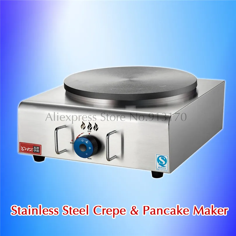 

Commercial Gas Crepe Machine Double Pans Non-stick Plate Pancake Griddle Machine Chinese Jianbing Grill Stainless Steel
