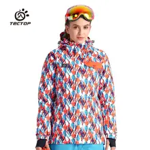 TECTOP/для прогулок-35 градусов, мужские/женские лыжные костюмы, куртки, ветронепроницаемые, водонепроницаемые, сохраняющие тепло, теплые, шаровые, уличные куртки, 2 цвета, 6676