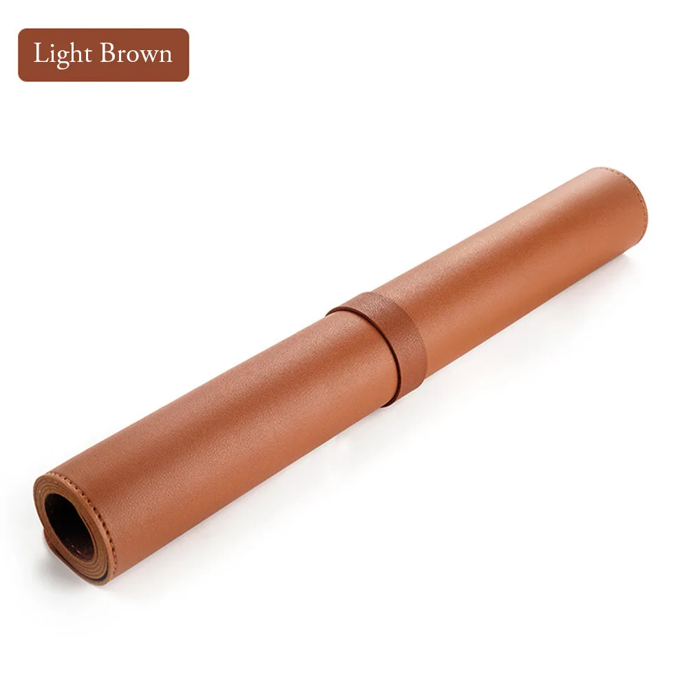Leather Desk pad 60 x 40 cm brown