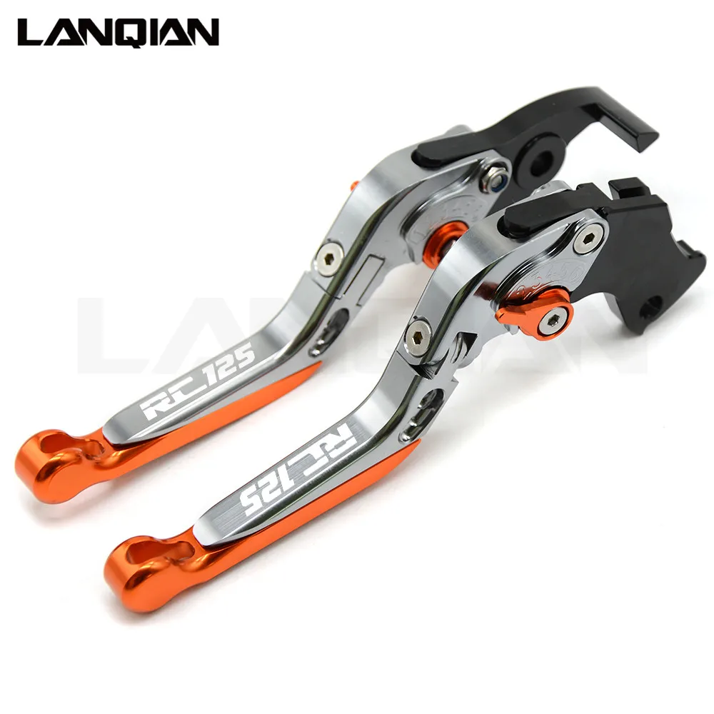 For KTM RC125 Motorcycle Accessories Brakes Clutch Levers Adjustable