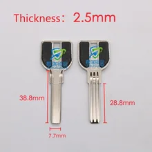 JF056 ключ с зазубринами embryo три слота замена лезвия-ключа длина 39 мм(10 шт