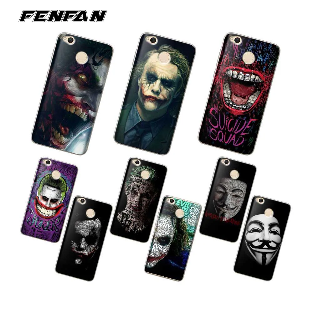 Soft silicone TPU Case for Xiaomi Redmi 4X 5A 5 Plus 4 Pro joker Phone Cover Note 4Pro Mi A1 5X 6 | Мобильные телефоны и