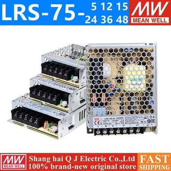 

MEAN WELL LRS-75-5 LRS-75-12 LRS-75-15 LRS-75-24 LRS-75-36 LRS-75-48 75W Single Output Switching Power Supply