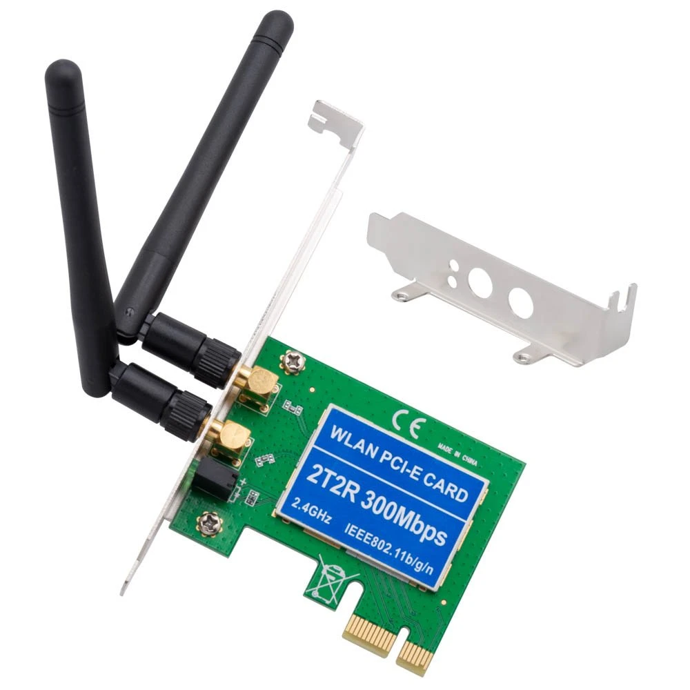 Pcie Wireless 300mbps Internal Pcie Wifi Card Pci Express Network Card For Pc Desktop 2 4 Ghz Dual Antenna 2t2r Pci E Wlan Card Network Cards Aliexpress