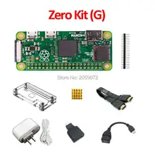 Placa zero Pi0 Versão 1.3 zero caso Raspberry Pi GPIO Pin Dissipadores de energia cabo HDMI otg