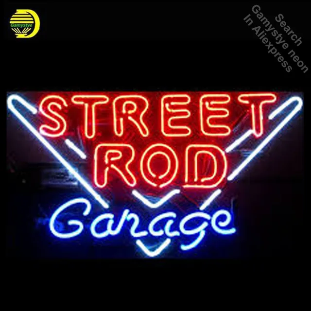 Personalized Neon Signs Gorgeous NEON SIGN For Street Rod Garage Board REAL GLASS Tube Store Display Personalized Neon Signs Gorgeous NEON SIGN For Street Rod Garage Board REAL GLASS Tube Store Display
