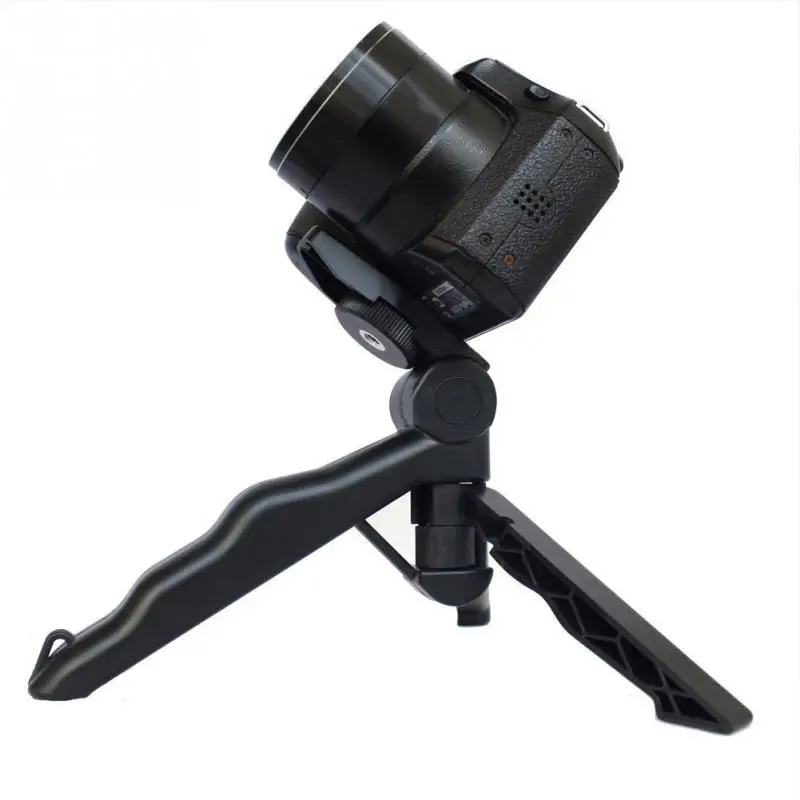 Portable Mini Folding Tripod Stand Adjustable camera mount angle legs
