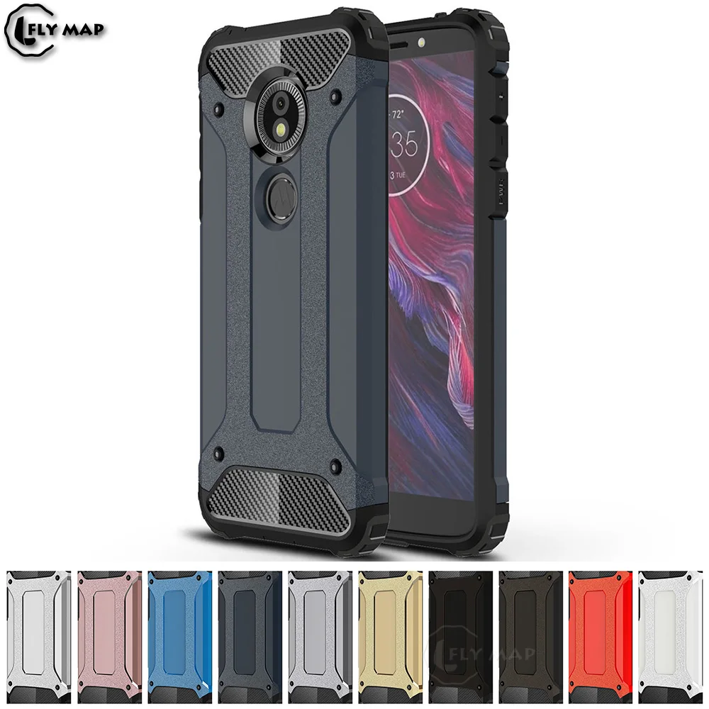 

Armor Cover for Motorola Moto G6 Play g6Play XT1922 PC Silicon Protection Phone Case Coque for Moto G Play Gen 6 XT 1922 Capa