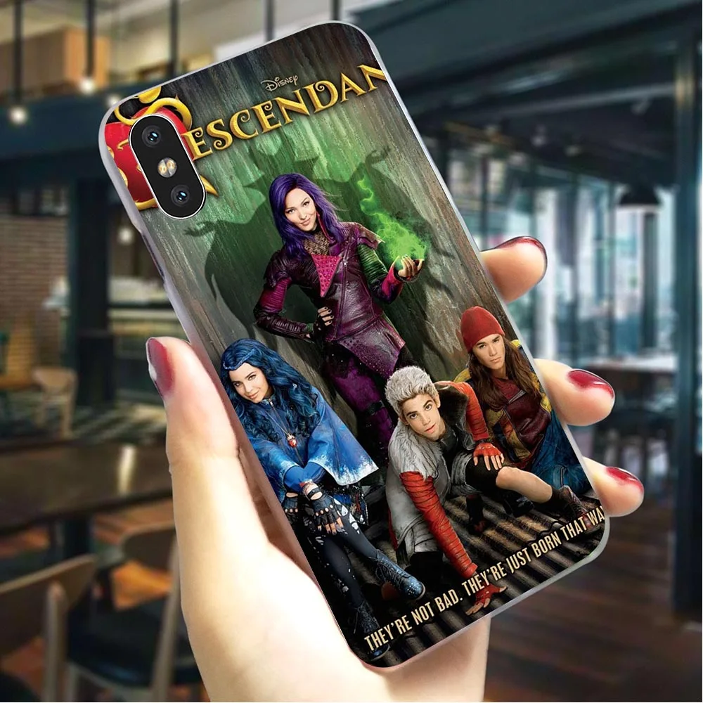 

Plastic Phone Cover for iPhone Xs Descendants Case for iPhone Xs Max Cases 6 6S 8 Plus 7 5S 5 SE