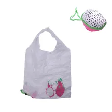 Новинка, с рисунком фруктов, питайя милые полезный нейлоновые складные многоразовые складные сумки для покупок сумка Eco