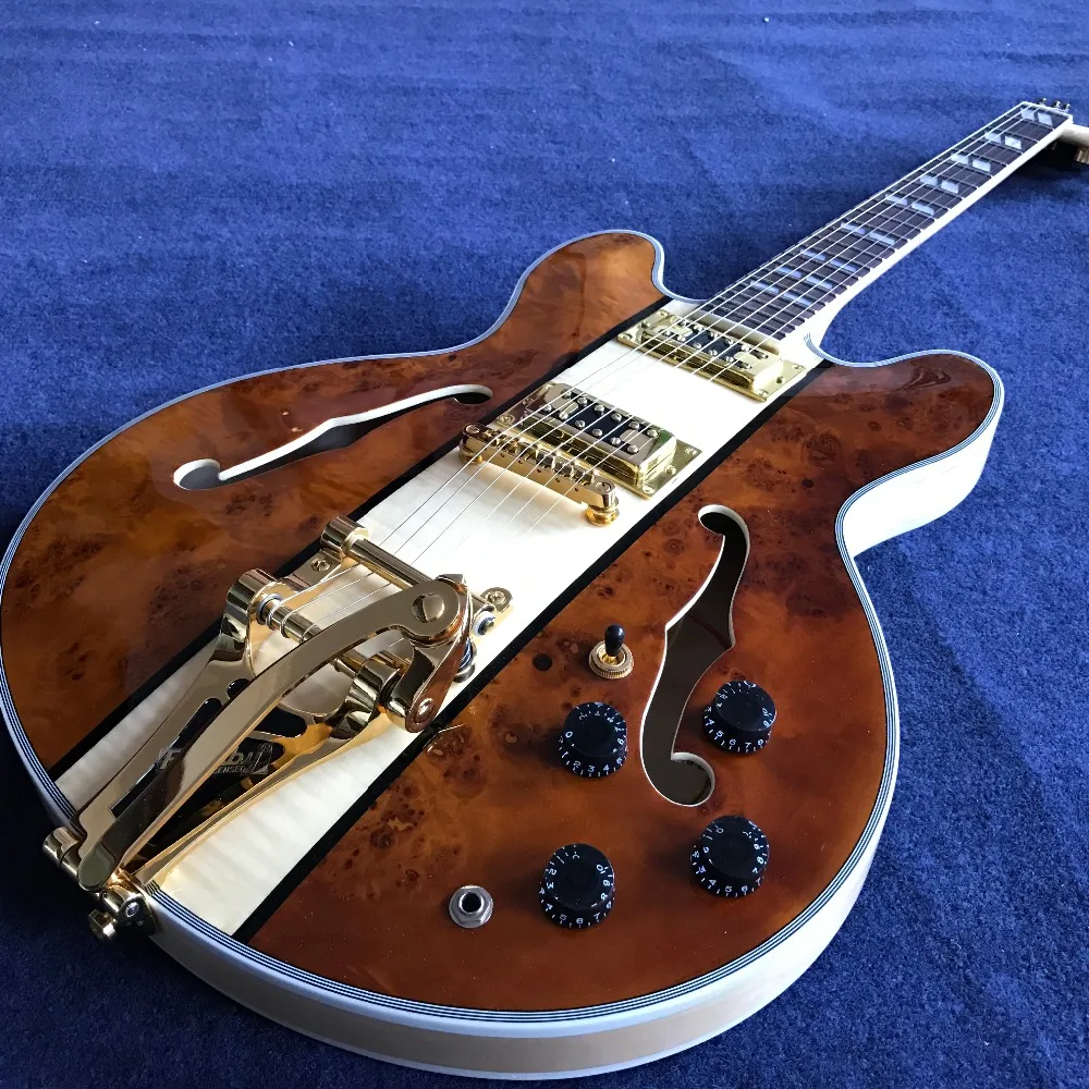 Best Electric guitar,335 Jazz Guitar,Semi Hollow Body Guitar with